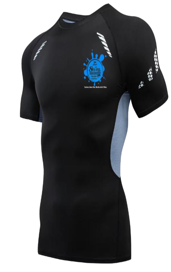 Men's Swim Grey Blue Jersey